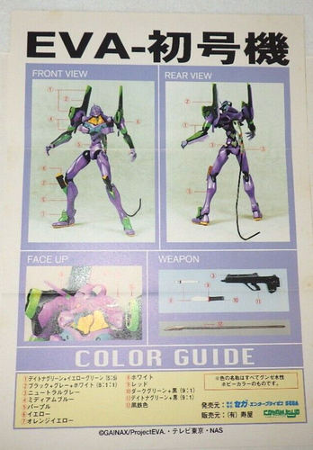 SEGA Evangelion Non-Scale Test Type EVA-01 Resin Kit from Japan Rare & Very Good - Picture 11 of 24
