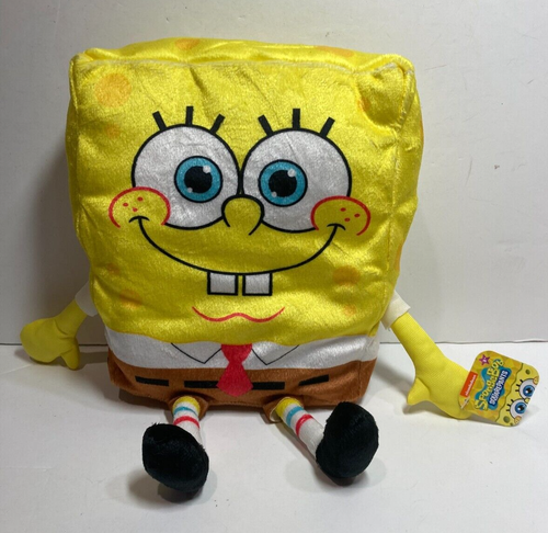 Nickelodeon SOFT SPONGEBOB SQUAREPANTS 11" Plush STUFFED ANIMAL Toy