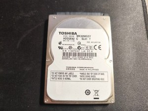 320 GB Toshiba MK3256GSY 7200rpm Notebook Festplatte S-ATA (2,5") - Fast neu!