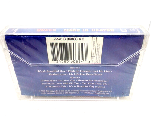 Queen - Made in Heaven Cassette Tape 1995 EMI UK NEW Factory Sealed NOS - Picture 2 of 6