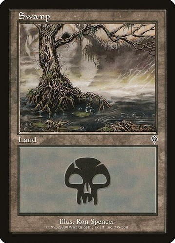 mtg 沼/Swamp　Foil Swamp (0509) (First-Place Foil) - Aetherdrift - Magic: The