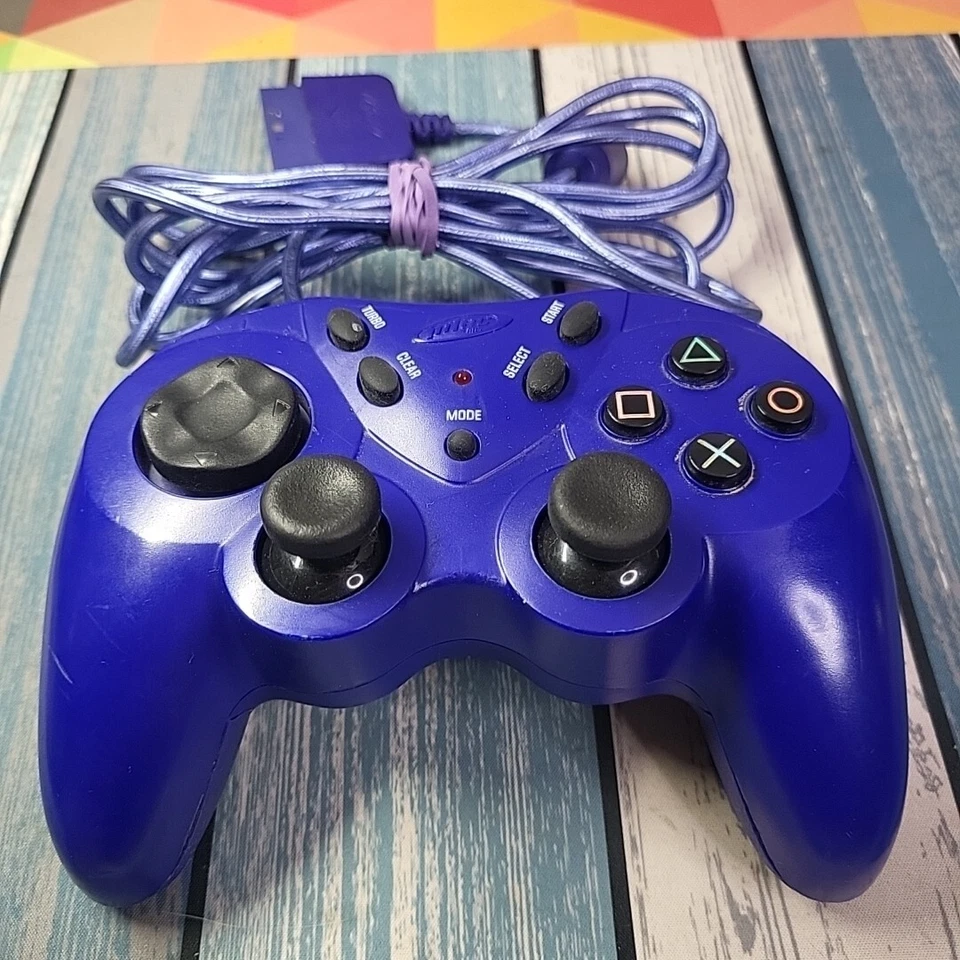 Intec Sony PS2 Playstation 2 Controller (PS2-7001-A) Tested Works No Sticking!!! - Image 2 of 4