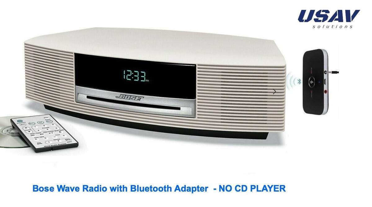 Bose Wave Radio with Bluetooth Music Adapter - Cream White