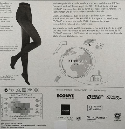 Kunert BLUE 30, Nachhaltige Strumpfhose, wunderschöne Optik, semi-opaque, 30 DEN - Bild 3 von 9