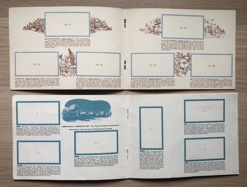 2 Empty Brooke Bond Tea Card Albums Wild Flowers A Series Out Into Space - Picture 2 of 3