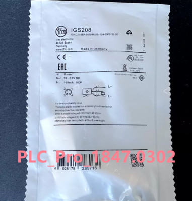 1PCS New IFM IGS208 Proximity Switch Sensor IGS208 Deliver quickly