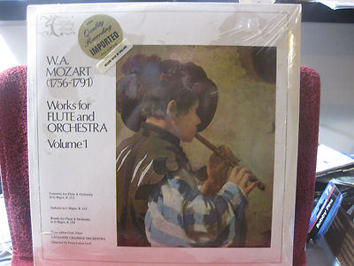  Peter-Lukas Graf - Mozart - Works for Flute and Orchestra Vol. 1 (vinyl) NEW