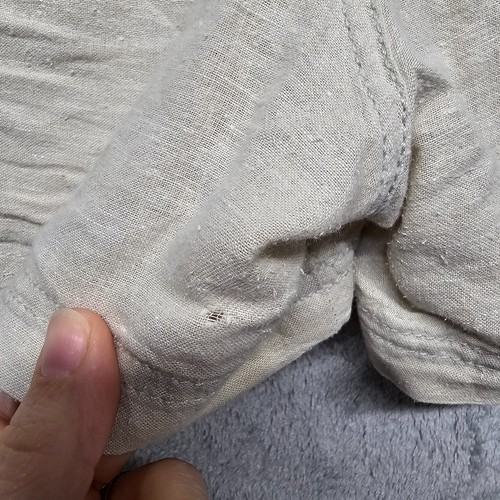 Patagonia Shorts Womens 8 Beige Worn Wear Island Hemp Cotton Drawstring Walking - Picture 14 of 16