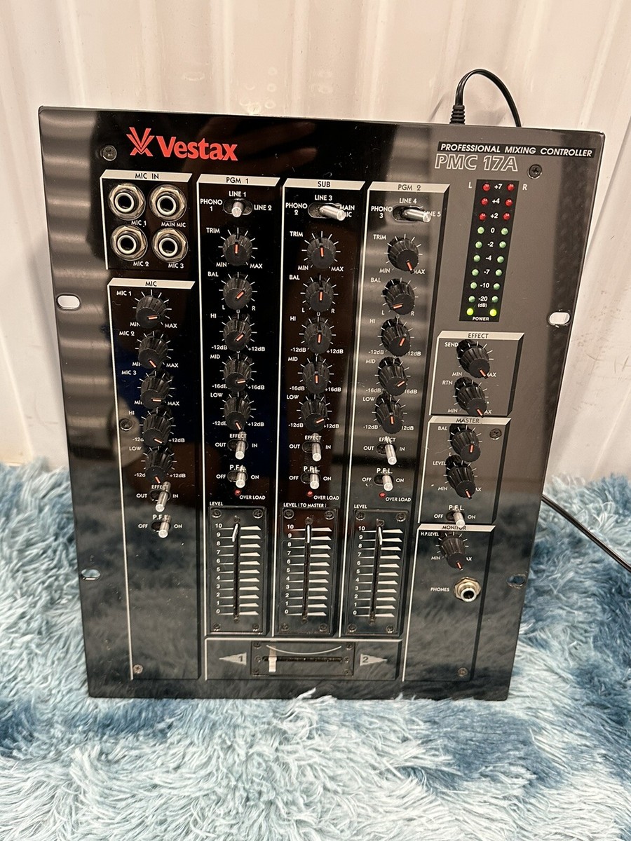 Vestax/PMC 17A/DJミキサー