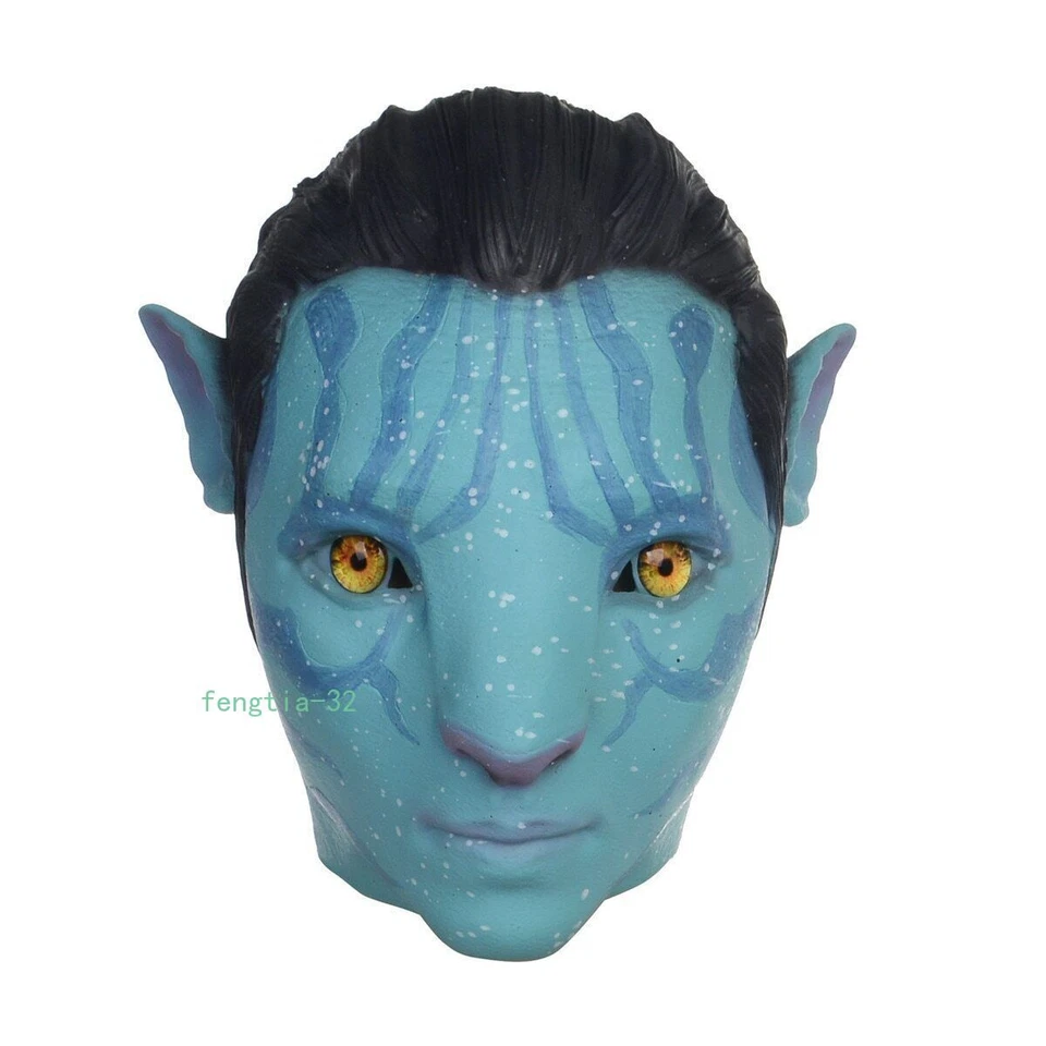 Avatar 2 The Way of Water Cosplay Mask Latex Costume Party Helmet Unisex Gift - Image 4 of 4