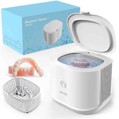 Professional Ultrasonic Jewelry Cleaner with Timer, Portable Cleaning Machine