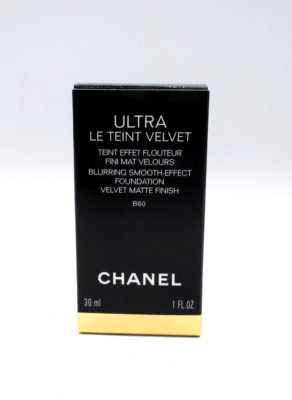 Chanel Ultra Blurring Smooth Effect Foundation Velvet Matte Finish ~ B60 ~ 1 oz