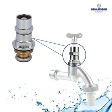 JS Steckschlüssel Oberteil für Auslaufventile matt verchromt