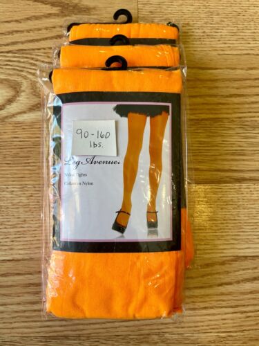 Leg Avenue Nylon Stripe Pantyhose Tights Socks Stockings 90-160 lb Many Colors - Picture 4 of 10