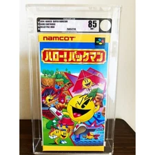 Pac-Man Nintendo JPN Super Famicom SNES New VGA 85 Sealed Case WATA CGC