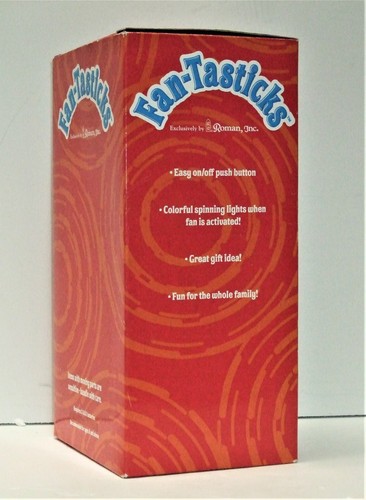 Vacaciones de Navidad Muñeco de Nieve Azul Fan-Tastics Psicodélico Espectáculo de Luces Juguete Ventilador - NUEVO - Imagen 5 de 6