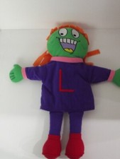 Vtg The Letter People Ms. Laugh Longest Puppet Alphabet Plush Abrahams Learning