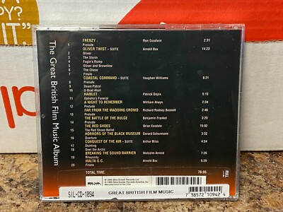 The Great British Film Music Album CD [Oliver Twist Hamlet Night