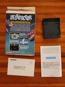 VTG COLECO VISION 2400 CONSOLE SYSTEM, BOX, MANUALS, 3 VIDEO GAME ORIGINAL RARE