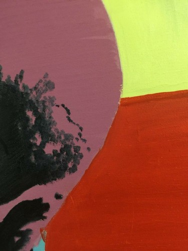 Andy Warhol Teschio olio su tela cm 80x80 Falso d' autore - Foto 3 di 11