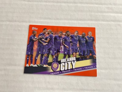 2022 Topps MLS Soccer ORLANDO CITY SC TEAM CARD Orange parallel 4/25