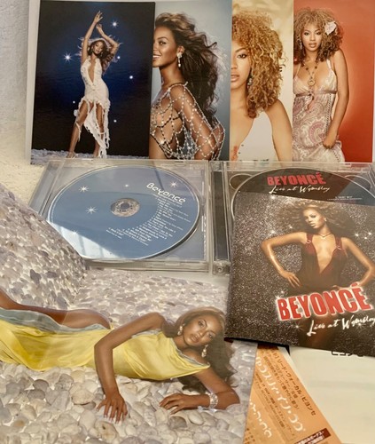 BEYONCÉ "DANGEROUSLY IN LOVE, LIVE AT WEMBLEY" JAPANESE CD/DVD PROMO POSTCARDS! - Picture 2 of 2