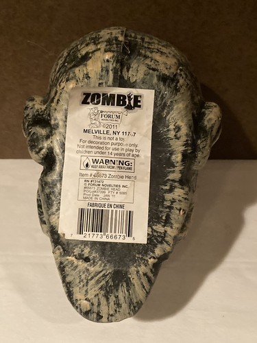 Collectible One Eyed Zombie Head By The Permanently Closed Forum Novelties NWT - Bild 5 von 6