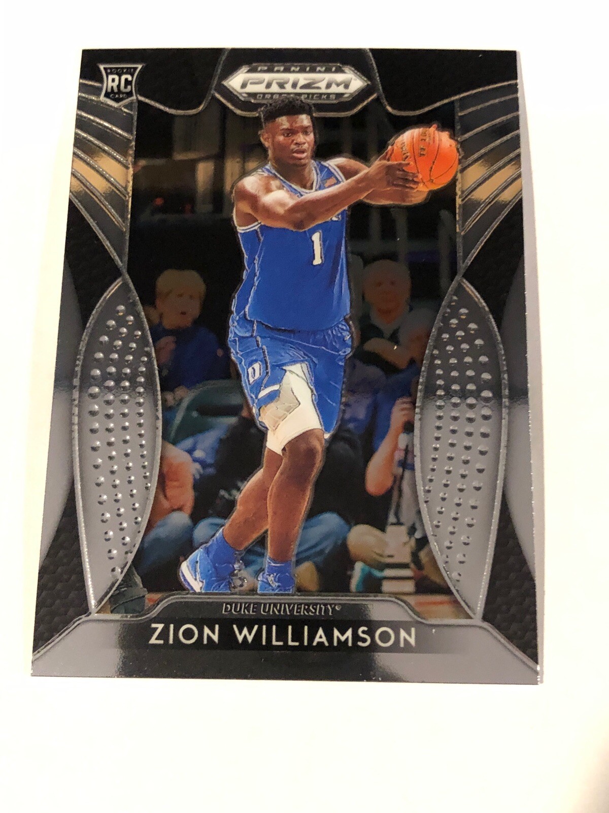 2019-20 PANINI PRIZM DRAFT PICKS ZION WILLIAMSON RC IN BLUE JERSEY
