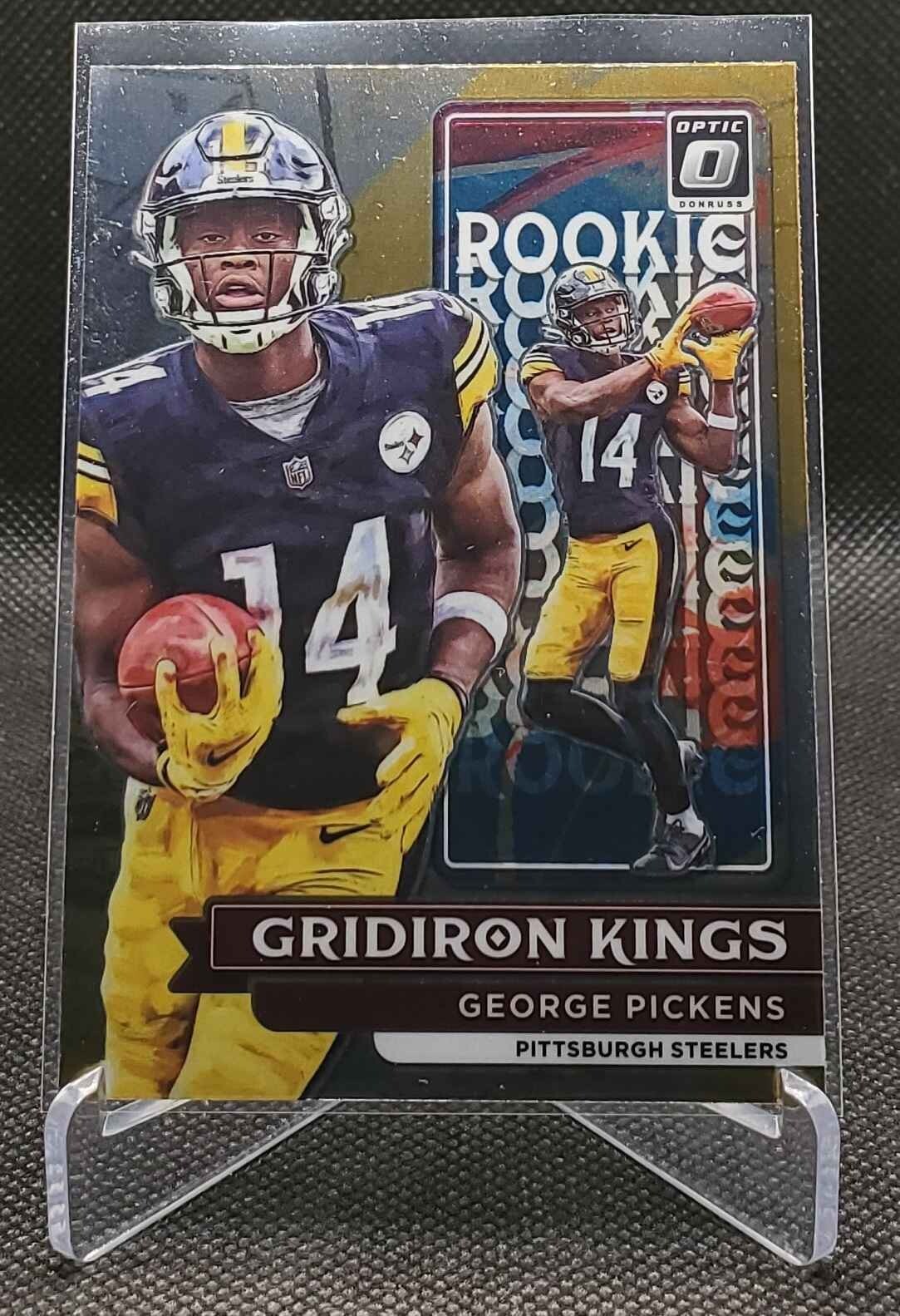 2022 OPTIC GRIDIRON KINGS ROOKIE GEORGE PICKENS STEELERS RGK-15