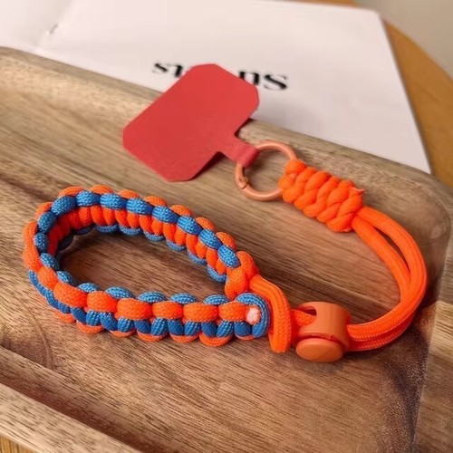 Correa de muñeca con cordón universal ajustable tejida a mano deportes al aire libre C - Imagen 12 de 15