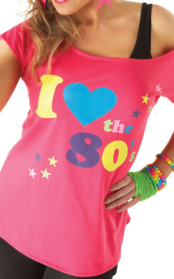 I Love The 80s Women's T-Shirt - Neon Festival Top For Fancy Dress & Hen Parties 5 thumbnail image