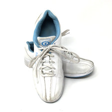 Dexter Raquel IV Womens Bowling Shoes US Size 9 M White Blue Slide Rite Lace Up