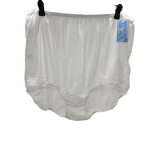 Dixie Belle Scallop Trim Brief White Panty Size 15 Style 719 NWT Made in USA