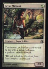 Dryad Militant - Return to Ravnica: #214, Magic: The Gathering Nm C281