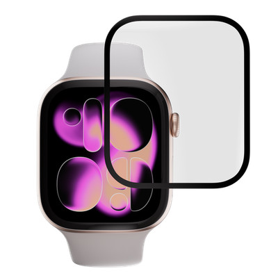Panzerfolie Schutzglas Apple Watch 42mm Displayschutz - Cazy - Transparant