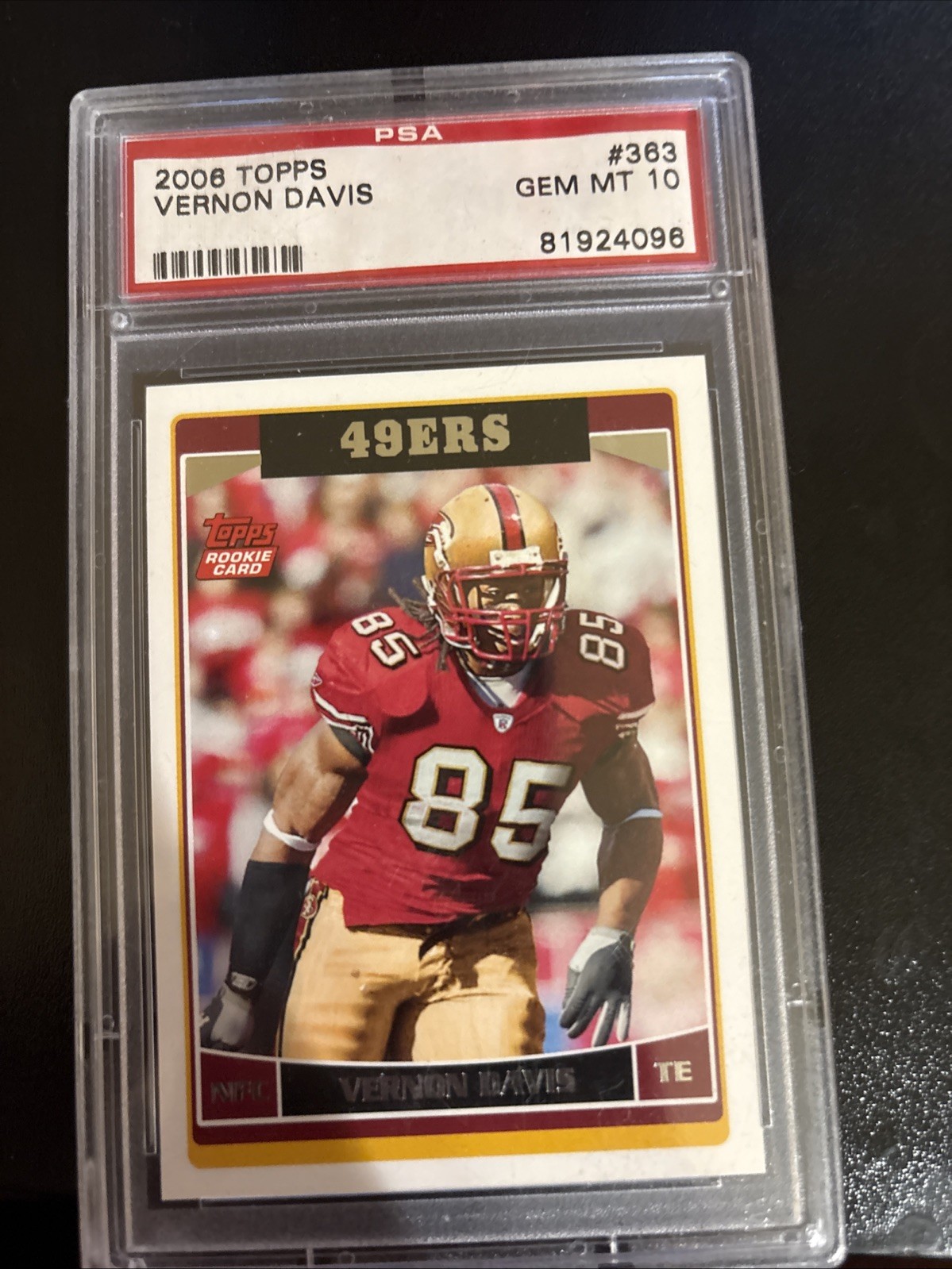 Vernon Davis Topps #363 Base