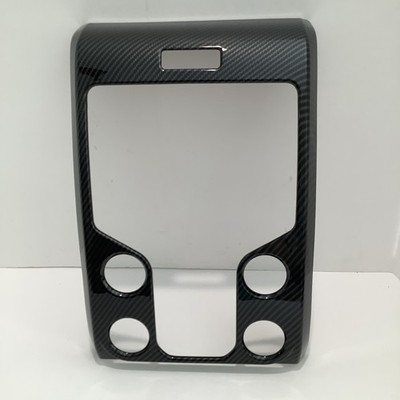 Carbon Fiber Central Control Dashboard Panel Trim Cover For Ford F-150 2013-2014
