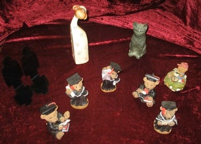 Set Deko Figuren Kuh Bären Katze usw anschauem es lohnt sich