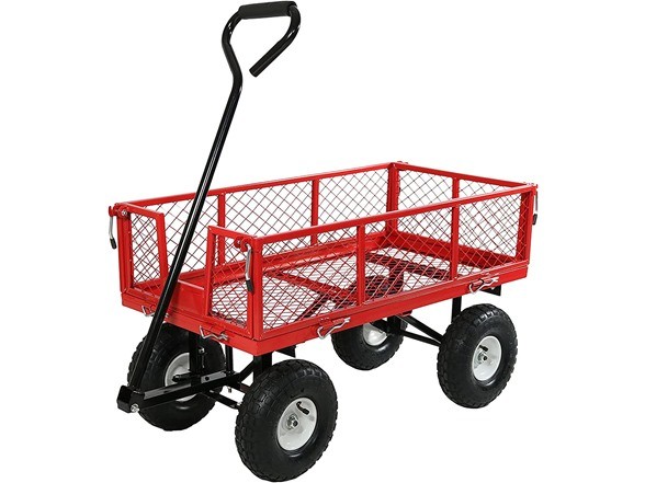 УНИВЕРСАЛЬНАЯ ТЕЛЕЖКА SUNNYDAZE DCOR СО СЪЕМНЫМИ ОТКИДНЫМИ БОРТАМИ - КРАСНЫЙ 26290₽