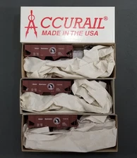 Accurail HO #2351.1 (3 Pack) G.N. Min. Red Canton Twin Hopper Unassembled Kits