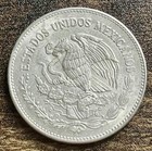MEXICO coin B lot 50 PESOS coins Aztec rare LARGE MOON GODDESS 1982-1984 5 COINS — photo 3