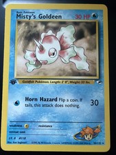 Pokemon TCG Misty’s Goldeen 30/132 1st Edition Gym Heroes Rare on eBay