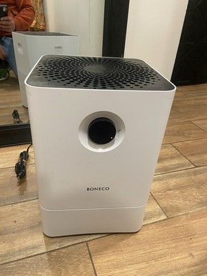 BONECO Air Washer W200 Evaporative Humidifier Tabletop 120V 2 Speeds White/Black