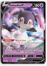 Indeedee V Holo Ultra Rare SWSH01: Sword & Shield Base Set 091/202 Free Shipping