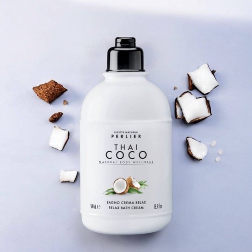 Perlier Thai Coco Bagnoschiuma In Crema Rilassante Al Profumo Di Cocco 500 Ml - Foto 3 di 4