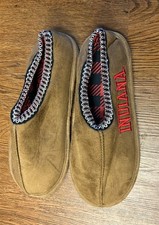 Indiana Hoosiers IU Indiana University Men's 9-10 Slip-On Slippers by FOCO NEW