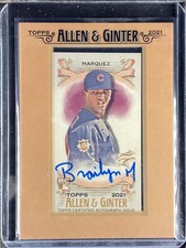 Marquez, Brailyn - 2021 Allen & Ginter - Framed Mini Autograph