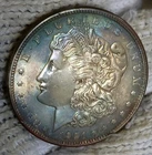 1921 $1 Morgan Silver Dollar CHOICE Brilliant Uncirculated Minimal Marks Toned