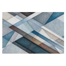 Papier Peint Intissé Design Colle Offerte Formes Géométriques Élégance Harmonie