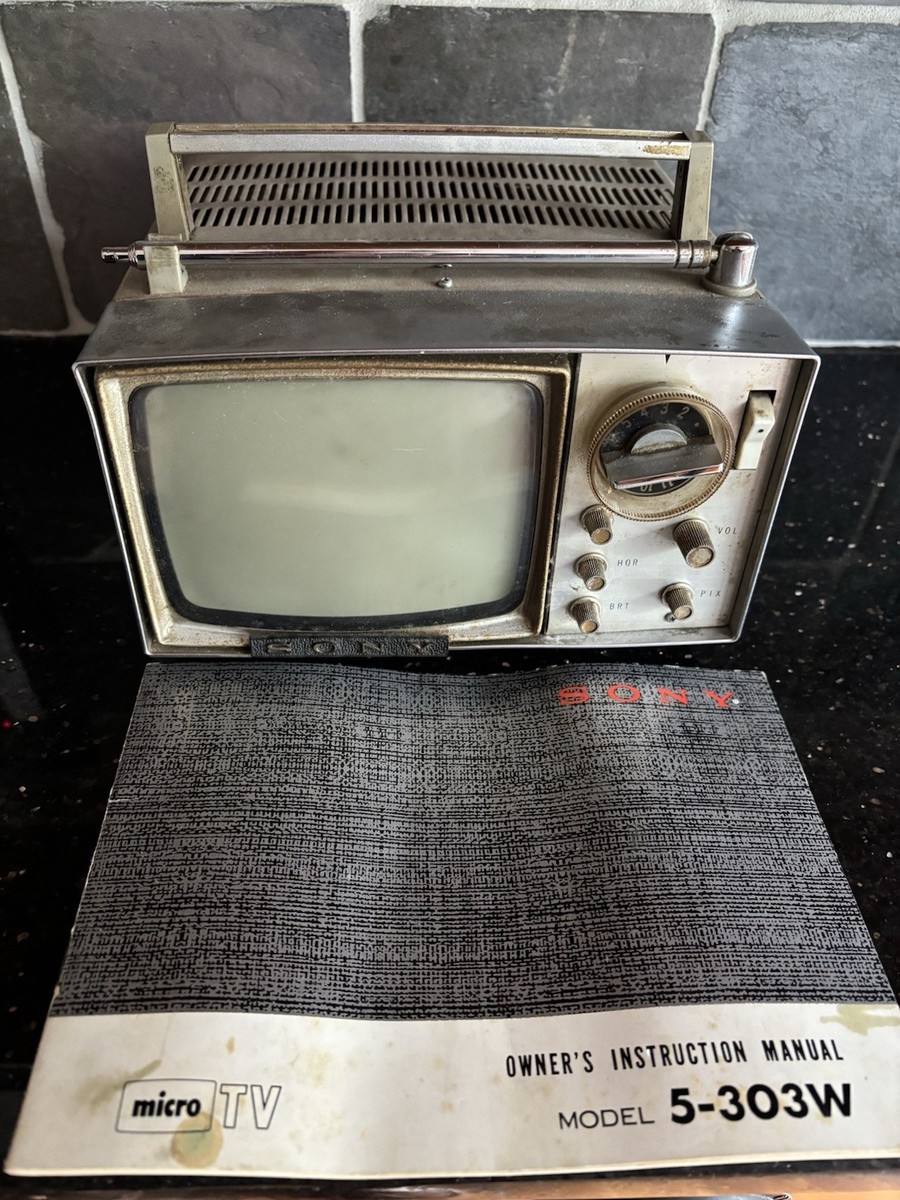Vintage Sony 1960's Portable TV | eBay